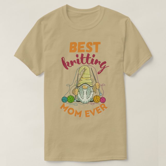 Best Knitting Mum Ever 544  T-Shirt (Design Front)