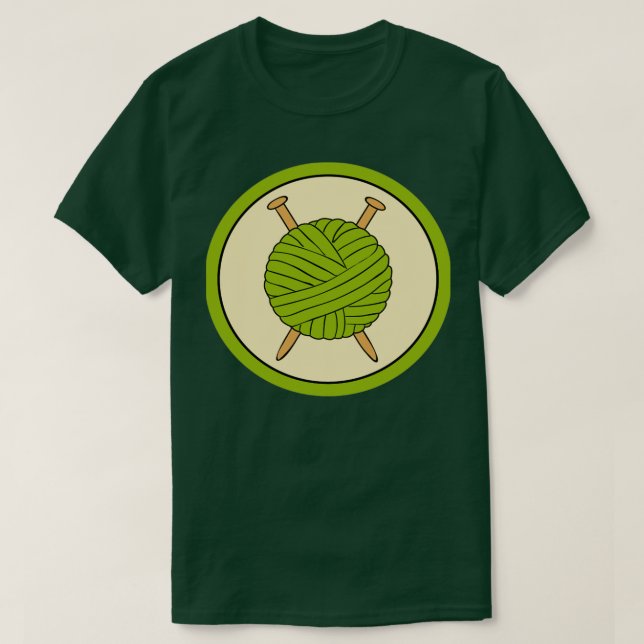Best Knitting Mum Ever 603  T-Shirt (Design Front)