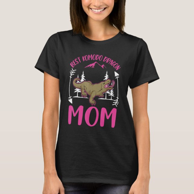 Best Komodo Dragon Mom Ever Monitor Lizard T-Shirt (Front)