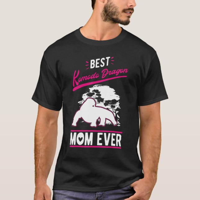 Best Komodo Dragon Mum Ever T-Shirt (Front)