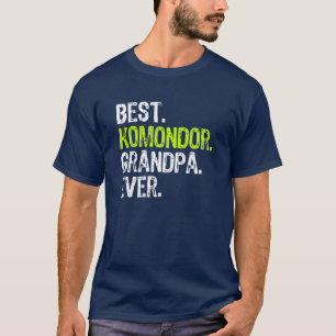 Best Komondor Grandpa Ever Dog Lover T-Shirt