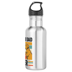 Best Lab Dad Ever Labrador Vintage T-Shirt Design_ 532 Ml Water Bottle