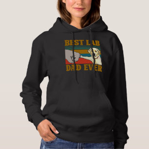 Best Lab Dad Ever Yellow Labrador Retriever Bump F Hoodie