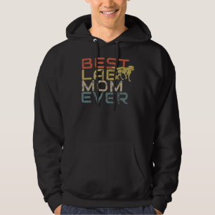 Best Lab Mom Ever Retro Vintage Labrador Dog Hoodie