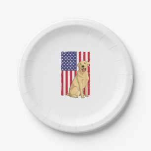 Best Labrador For Men Women Yellow Lab Dog Retriev Paper Plate
