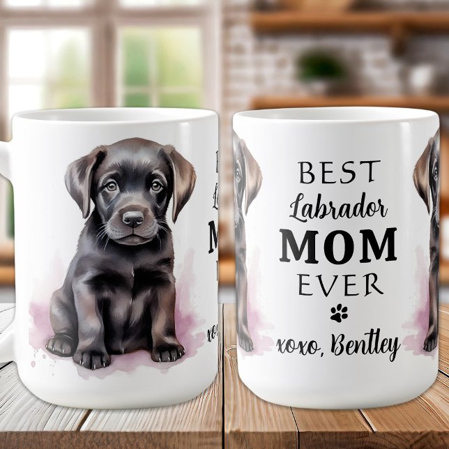 Best LABRADOR MOM Dog Lover Cute Puppy Coffee Mug (Creator Uploaded)