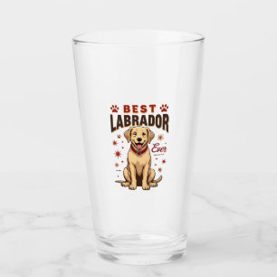 Best Labrador Parent Ever Vintage Labrador Retriev Glass