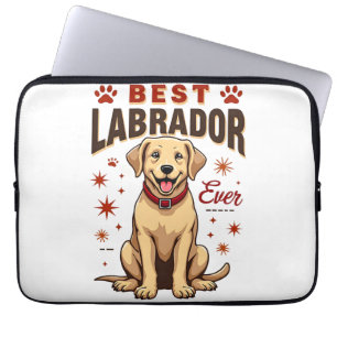 Best Labrador Parent Ever Vintage Labrador Retriev Laptop Sleeve