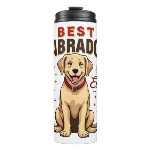Best Labrador Parent Ever Vintage Labrador Retriev Thermal Tumbler