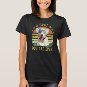 Best Labrador Retriever Dad Ever Vintage Dog T-Shirt