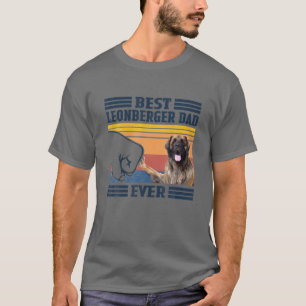 Best Leonberger Dad Ever Vintage Father Day Christ T-Shirt