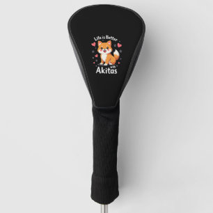 Best life with Akita Tank Top Golf Head Cover