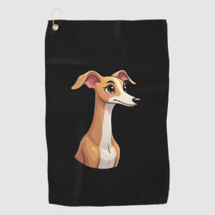 Best life with Arabian Greyhound Long Sleeve T-Shi Golf Towel