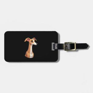Best life with Arabian Greyhound Long Sleeve T-Shi Luggage Tag