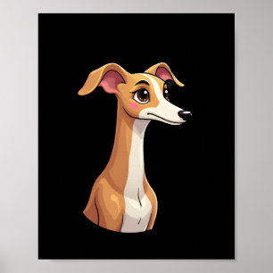 Best life with Arabian Greyhound Long Sleeve T-Shi Poster