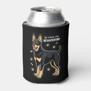 Best life with Beauce Sheepdog Tank Top Can Cooler
