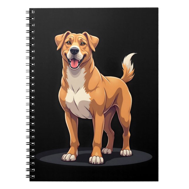 Best life with Dogo Canario Long Sleeve T-Shirt Notebook (Front)