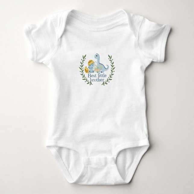 Best little brother! baby bodysuit (Front)