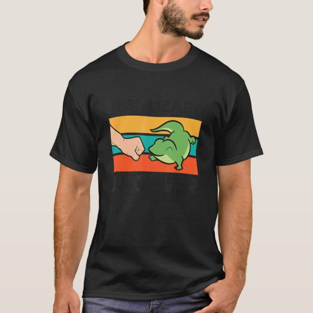 Best Lizard Dad Ever Reptile Pet Lizard T-Shirt (Front)