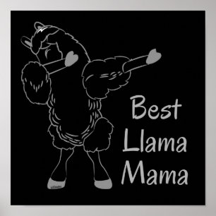 BEST LLAMA MAMA funny mother's day gift idea       Poster