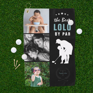 Best Lolo By Par Monogram Photo Collage Golf Towel