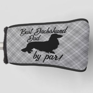 Best Long Dachshund Dad by Par Putter Head Cover