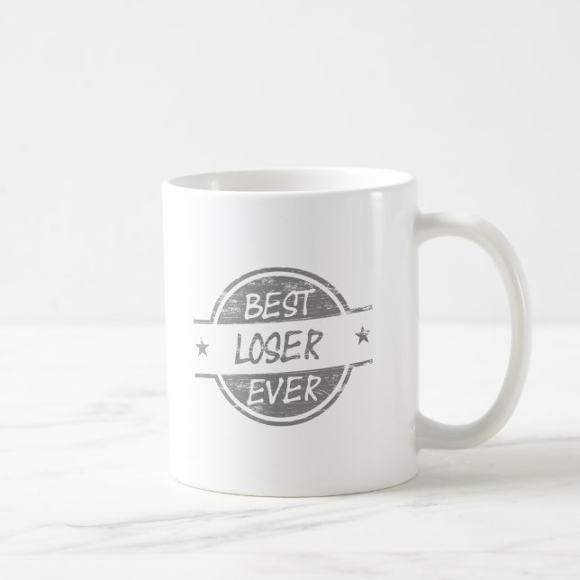 Best Loser Ever Grey Coffee Mug (Right)