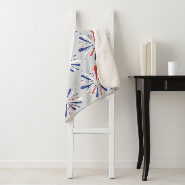 Best Luxury stylish  colourful Sherpa Blanket (In Situ)