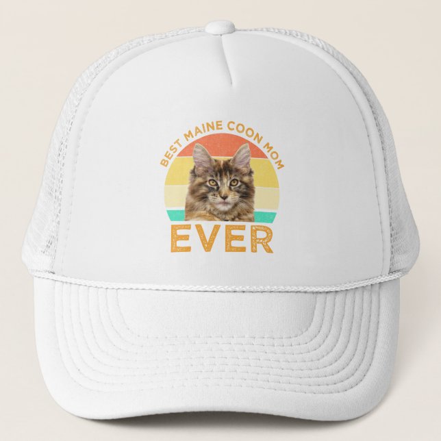 Best Maine Coon Mum Ever Trucker Hat (Front)