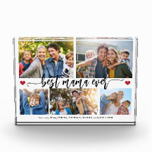 Best mama ever 5 photo collage keepsake photo