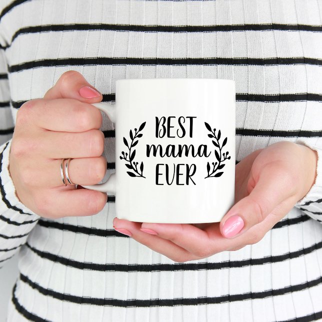 Best Mama Ever Personalised Coffee Mug (Creator Uploaded)