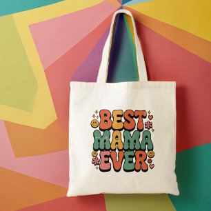 Best mama ever Vintage retro script Mother's day  Tote Bag