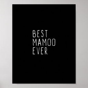 best mamoo ever family funny cool swea poster