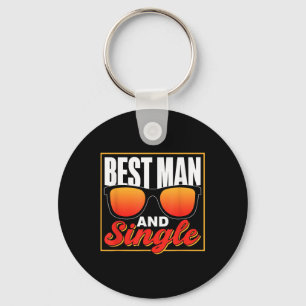 Best Man And Single Party Bride Team Groom Bachelo Key Ring