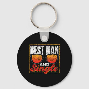 Best Man And Single Team Party Groom Bride Bachelo Key Ring