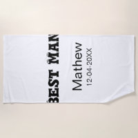 Best man bachelor party add name date simple sdon'