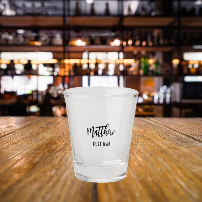 Best Man bachelor party Shot Glass (Creator Uploaded)