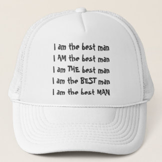 Best man Baseball Cap