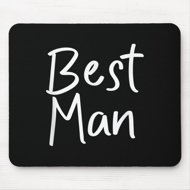 Best Man Bride Squad Tees Wedding Gift  Mouse Pad (Front)