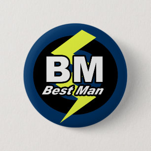 Best Man Button