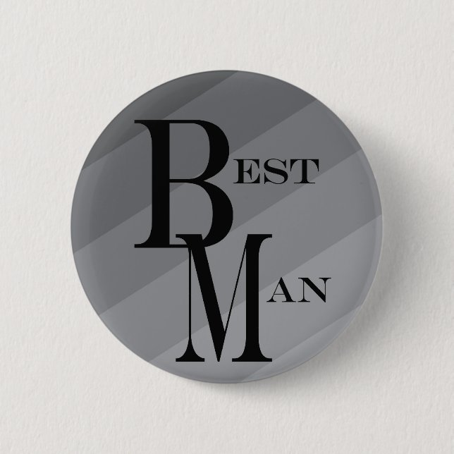 Best Man Button (Front)