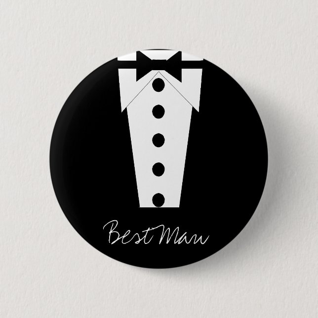Best Man Button (Front)