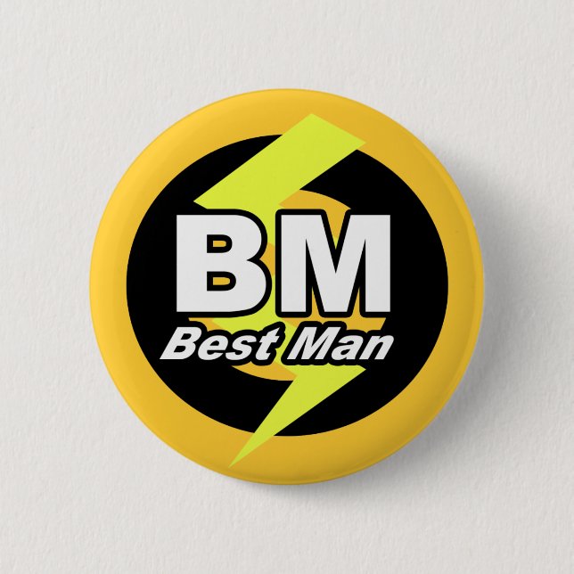 Best Man Button (Front)