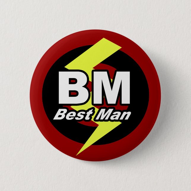 Best Man Button (Front)