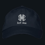 Best Man Custom Wedding Monogram Baseball Cap<br><div class="desc">Surprise the Best Man with this cool baseball style cap that features his 3 letter monogram and the words "best man" below. Easily change the text and cap colour to match your wedding theme/colours (this one is navy blue so perfect for nautical-themed wedding). This makes an awesome bachelor party or...</div>