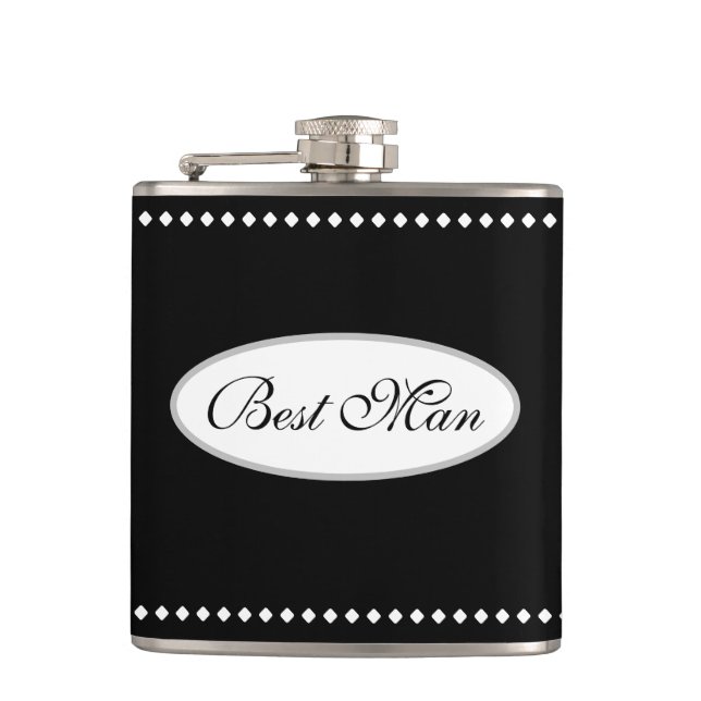Best Man Flask (Front)