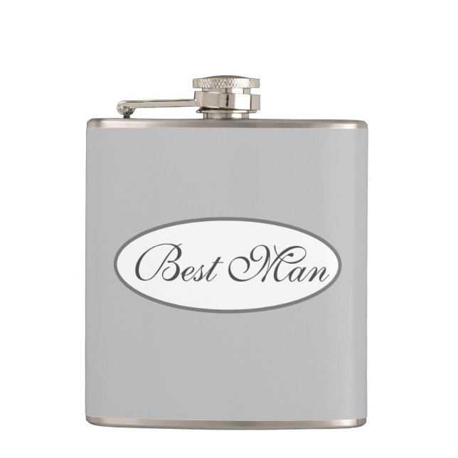 Best Man Flask (Front)