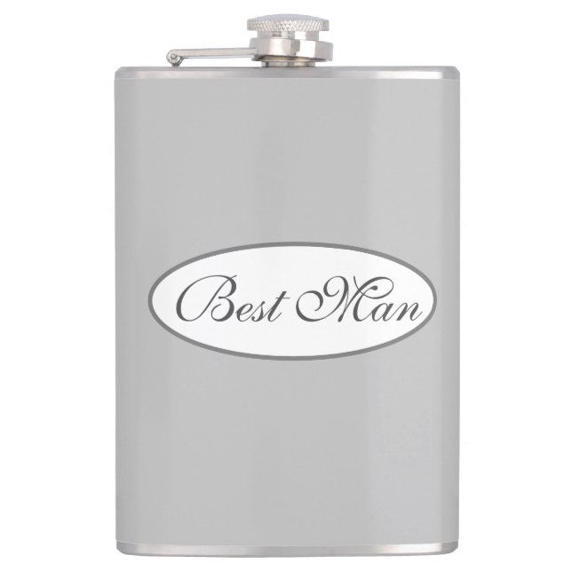 Best Man Flask (Front)
