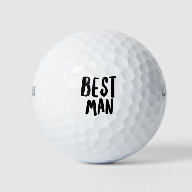 Best Man Golf Balls (Front)