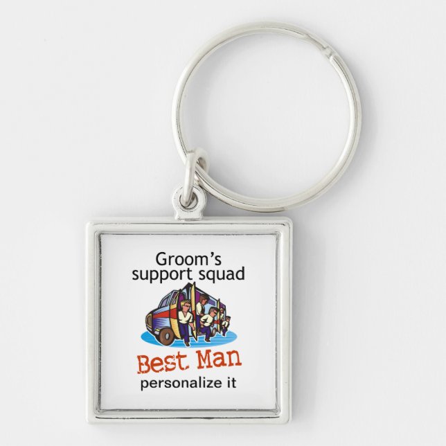 Best Man Key Ring (Front)